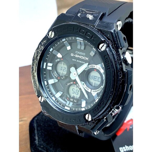 Casio Men Watch G-Shock GSTS100 Black Resin Analog Digital Tough Solar 5… - Picture 1 of 14